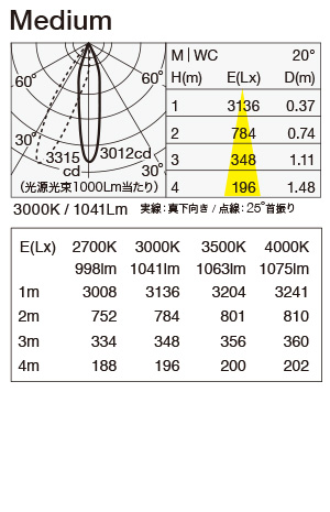 MSP-080A/10B 照明設計用配光データ（IESデータ）